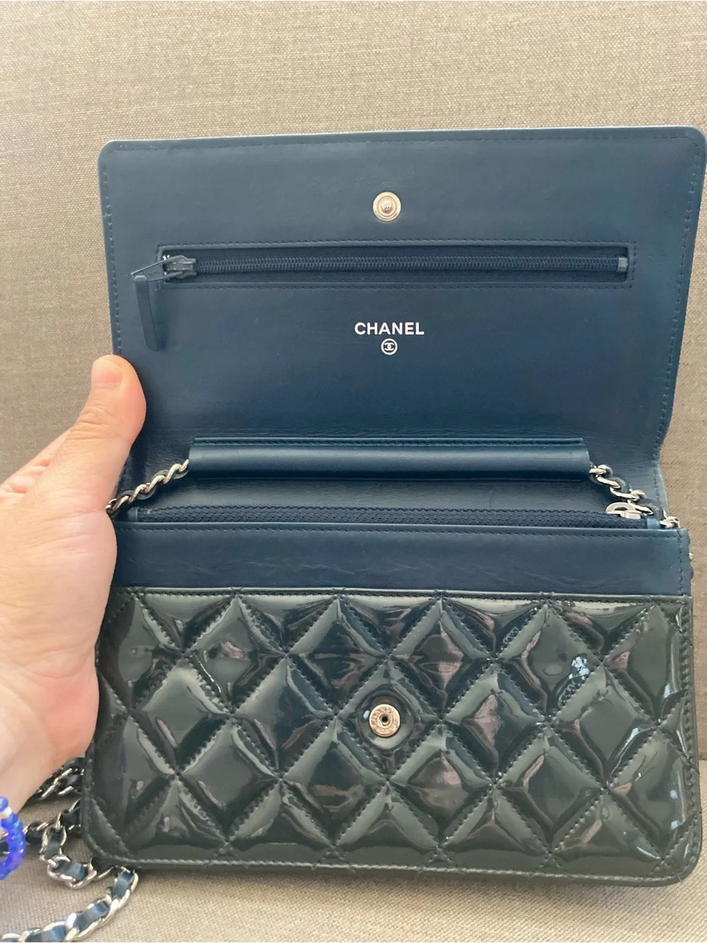 CHANEL crossbody wallet